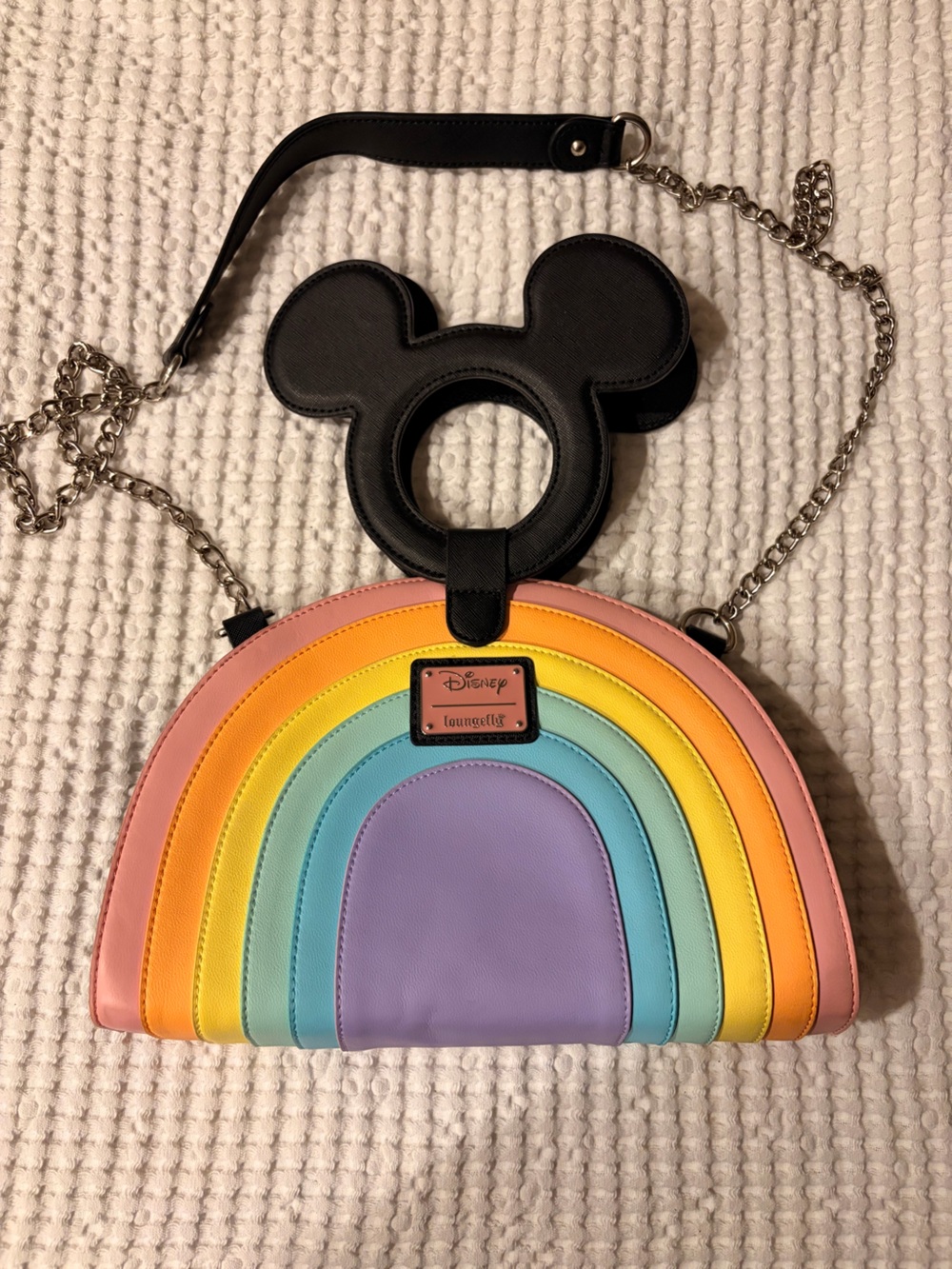 Disney Loungefly Rainbow Crossbody Bag - Multicolor